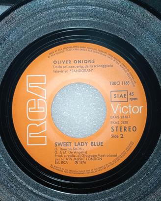 Vinile Sandokan sweet lady blue Oliver onions