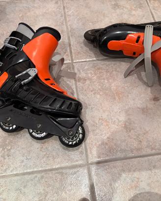 Roces Pattini in Linea tg. 43 made in Italy Taglia