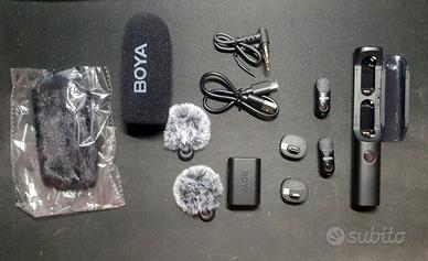 BOYA Magic-01 microfono wireless 2TX + 3RX nuovo