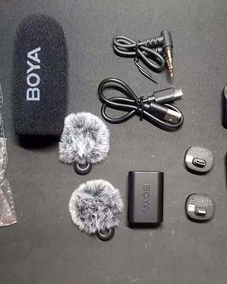 BOYA Magic-01 microfono wireless 2TX + 3RX nuovo