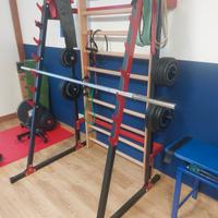 Half Rack Training + dischi pesi TECHNOGYM