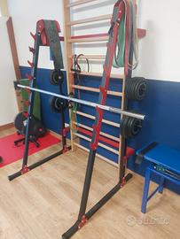 Half Rack Training + dischi pesi TECHNOGYM