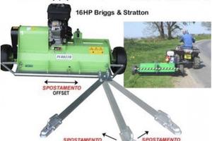 Trinciaerba peruzzo super motofox 1200-18hp-18colt