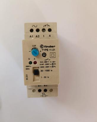 FINDER TYPE 11.01 Interruttore Crepuscolare EC-01