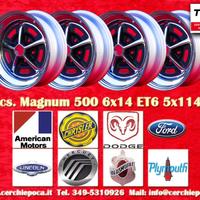 4 pz cerchi Ford Magnum 500 7x14 ET6 5x114.3