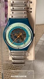 Swatch con datario , cinturino fex