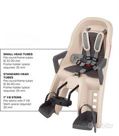 Seggiolino anteriore bici