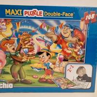 Maxi Puzzle Double-Face Disney Pinocchio  Lisciani