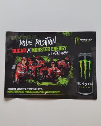 Poster Francesco Bagnaia x Monster Energy 2025