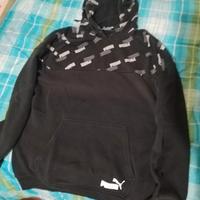 felpa puma con cappuccio tg m 