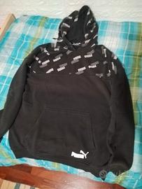 felpa puma con cappuccio tg m 