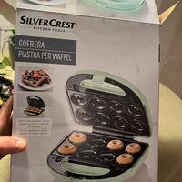 Silvercrest Gofrera Piastra per waffel 750w Nuova