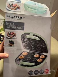 Silvercrest Gofrera Piastra per waffel 750w Nuova