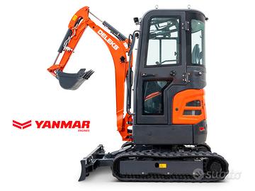 Miniescavatore 18 Qli motore Yanmar - 2 velocità