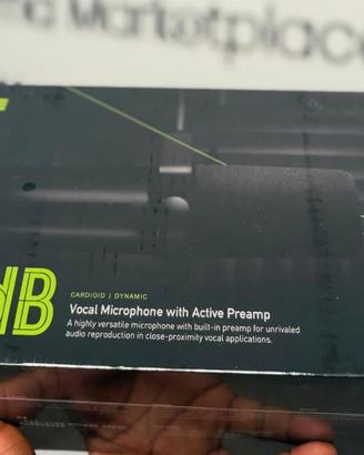 Shure SM7dB – Microfono Dinamico con Attivo