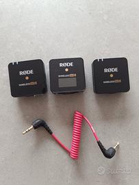 Microfono rode wireless go II lavalier