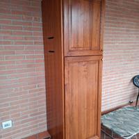 Mobile porta frigo da incasso in legno