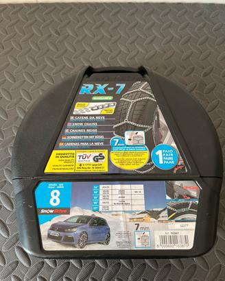 Catene da neve Lampa RX-7 misura 8 nuove