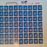Aeronautica militare 2013 foglio codice barre RARO