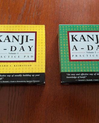 Japanese Kanji a Day Practice Pad Volume 1 e 2