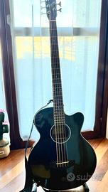 Basso acustico 5 corde elettrificato