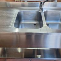 LAVANDINO PROFESSIONALE IN ACCIAIO INOX