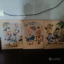 Lotto buste portacarte anni 50