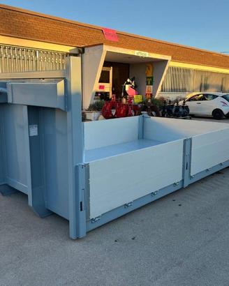 CONTAINER SCARRABILE NUOVO A PIANALE CON SPONDE