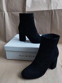 Stivaletti con tacco neri da donna