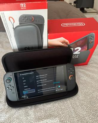 Nintendo Switch 2 completa + custodia e pellicola