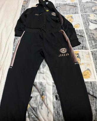 Completo Tuta Jordan x paris nero-