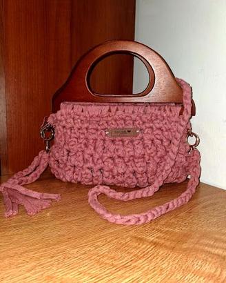 Borsa Artigianale Rosa Antico