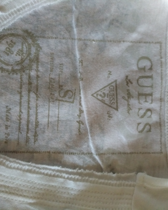 Maglietta t-shirt Guess Uomo bianca