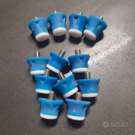 Tacchetti calcio in plastica e ceramica,set di 12