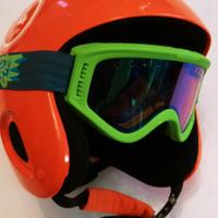 Caschetto ed occhiali per sci/snowboard 