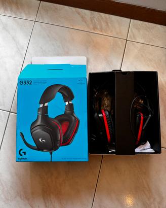 Cuffie logitec “play advanced” g332 con microfono
