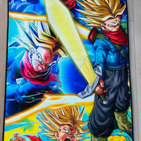 Tappeto Dragon Ball Super Trunks Super Saiyan saga