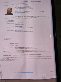 Edilizia,Magazziniere ,Carico e scarico,guardia