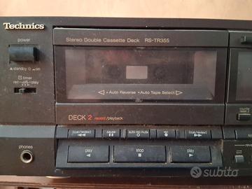 doppia piastra cassette technics 