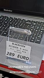 ACEBOOK 6 BLACKVIEW nuovo 15.6 512GB