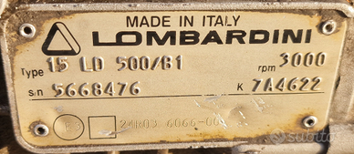 Motore Diesel Lombardini LD 500 - 15 HP