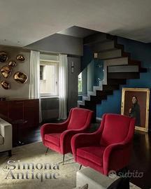 Coppia di poltrone anni’50 stile Gio Ponti