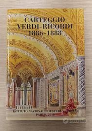 CARTEGGIO VERDI - RICORDI 1886-1888