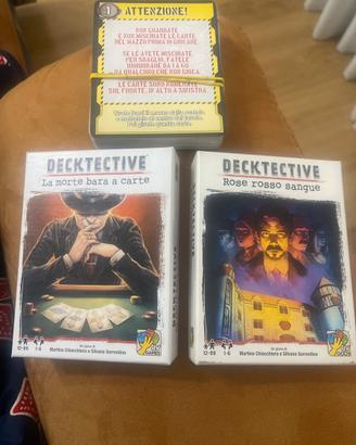 Giochi da Tavolo Decktective e DeckEscape