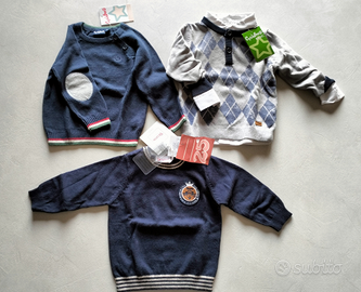 Lotto di 4 maglie per bimbo 9 mesi - Nuove