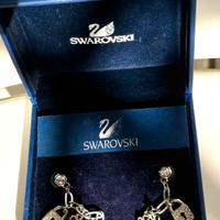 Orecchini Swarovski a buco pendenti
