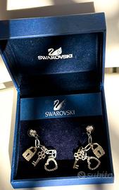 Orecchini Swarovski a buco pendenti