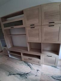 Mobile soggiorno  effetto rovere