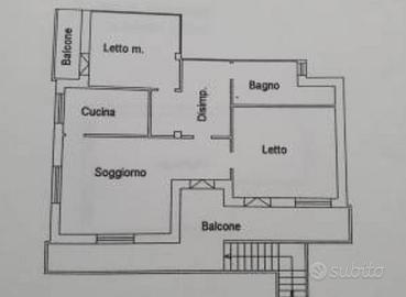 Trilocale mandas pressi stazione