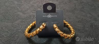 Orecchini Bijou Brigitte dorati a spirale